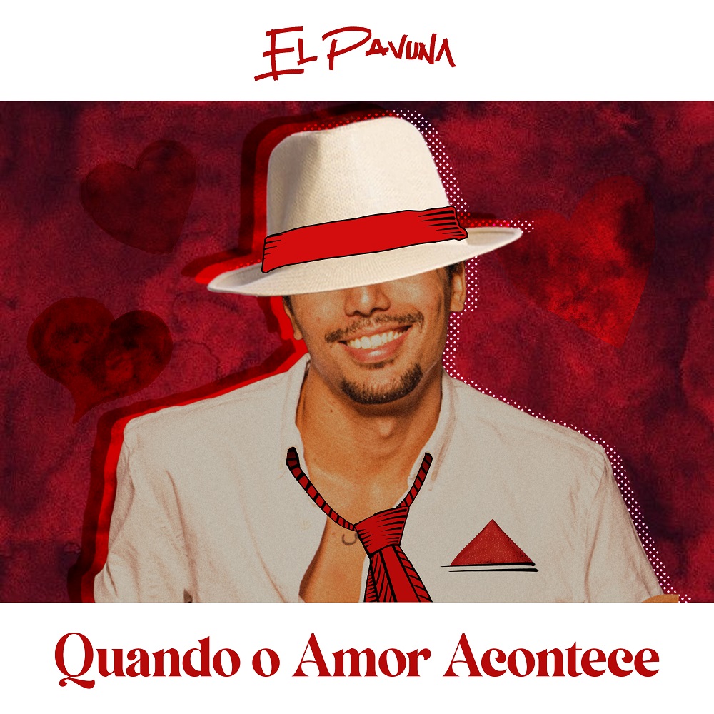 Capa do single "Quando o amor acontece", releitura de El Pavuna