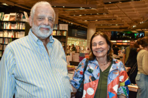 O casal Jorge Hilário e Andréa Gouvêa Vieira