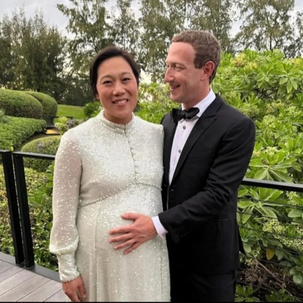 Mark Zuckerberg e a esposa Priscilla Chan