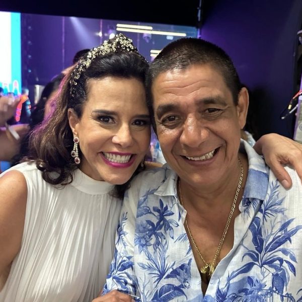 Narcisa Tamborimdeguy e Zeca Pagodinho no Copacabana Palace