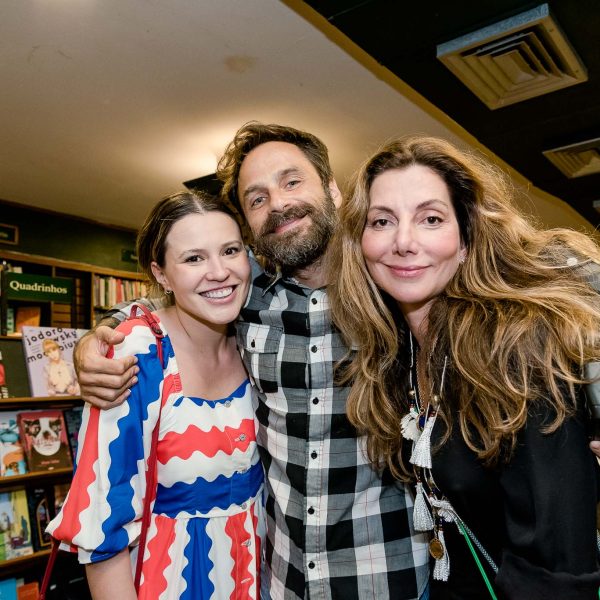 Aline Moniz, Bruno Ryfer e Renata Reis