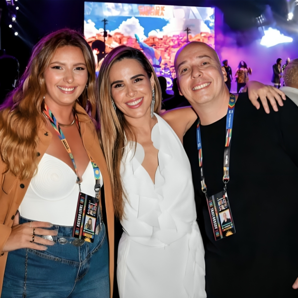 Andrea Mecenas, Wanessa Camargo e Peck Mecenas