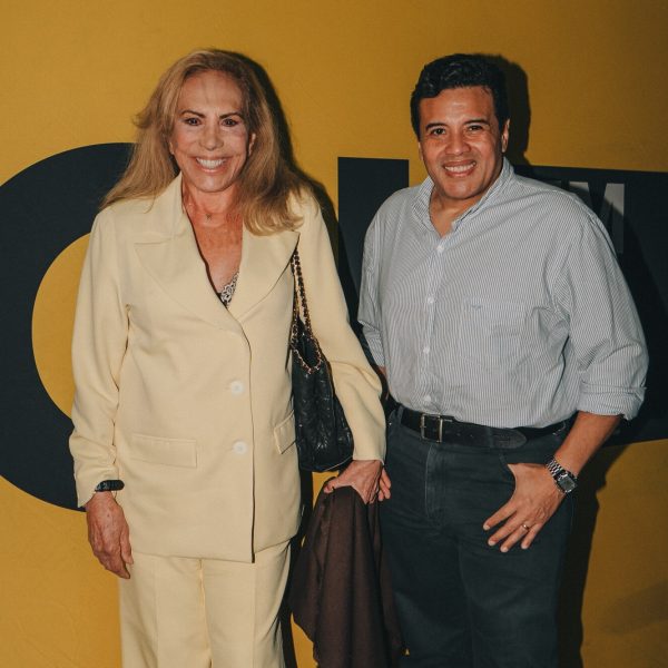 Arlete Salles e seu filho Gilberto Salles