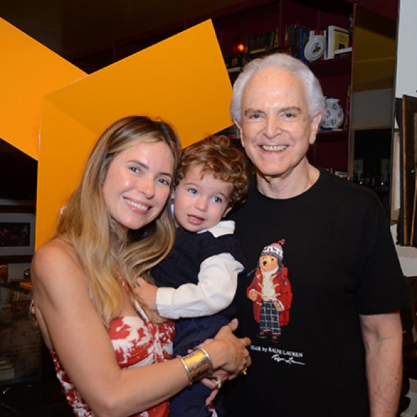Barbara e José Inácio Pittigliani com Ricardo Stambowsky