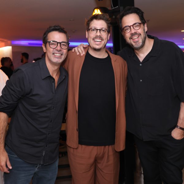 Porchat entre Bruno Mazzeo e Fernando Ceylão