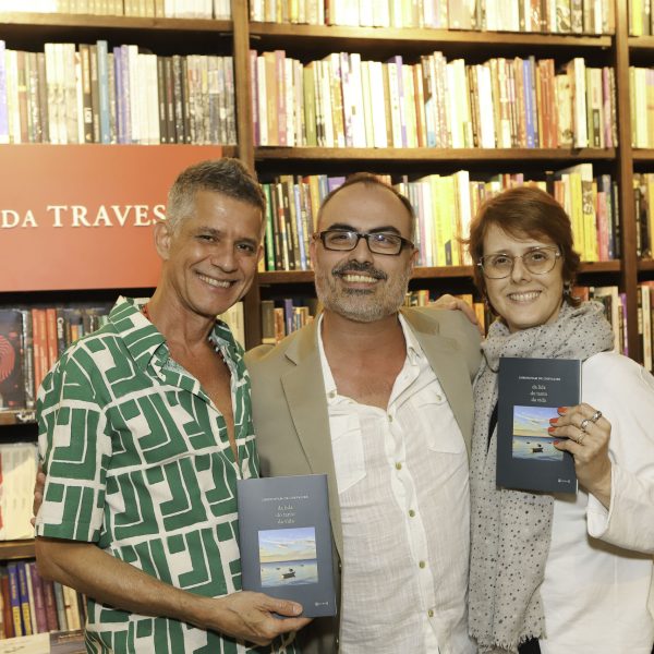 Cabelo, Christovam e Bianca Ramoneda