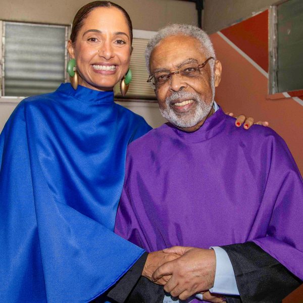 Camila Pitanga e Gilberto Gil