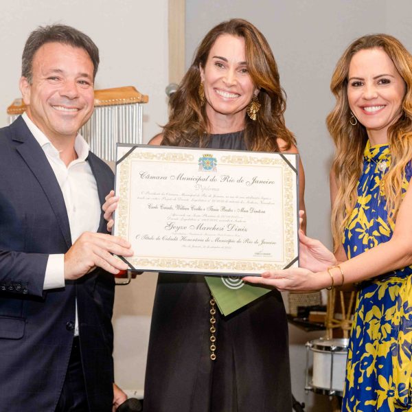 Carlo Caiado, Geyze Diniz e Michelle Novaes