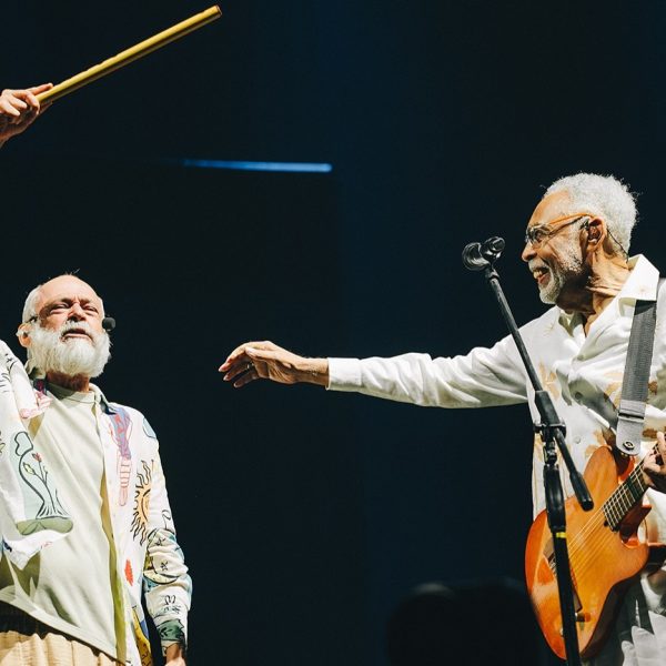 Carlos Malta também participou do show de Gil