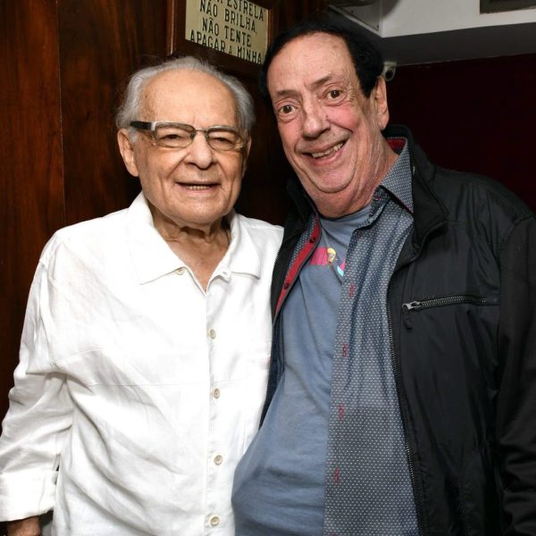 Othon Bastos e Marcos Oliveira