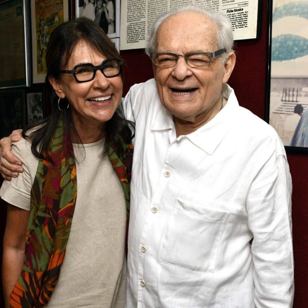 Clarisse Dirzié Luz e Othon Bastos