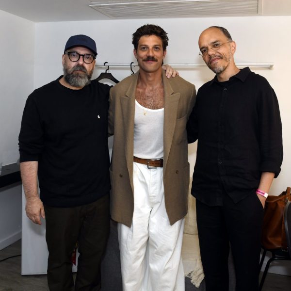 Felipe Hirsch, Chay Suede e Caetano W. Galindo