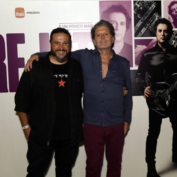 O diretor da 30e, Diogo Mamascena, e o empresário do cantor, Rafael Borges