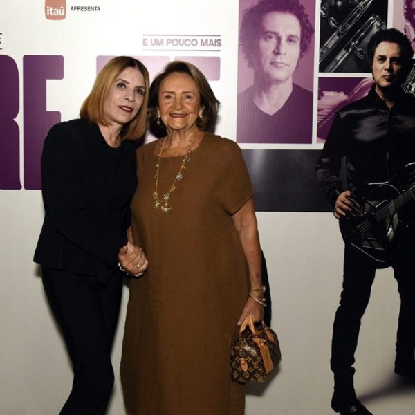 Liége Monteiro e Lucinha Araújo, mãe de Cazuza