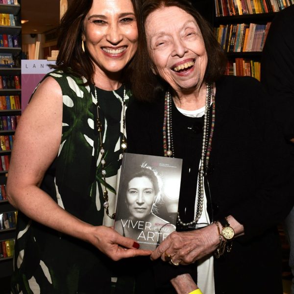 Beth Goulart e a diva Nélida Piñon