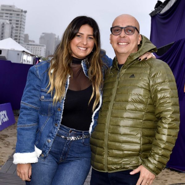 O casal Andréa e Peck Mecenas