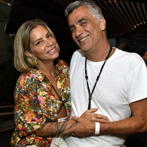 O casal Adriana Portas e Felipe Lerena