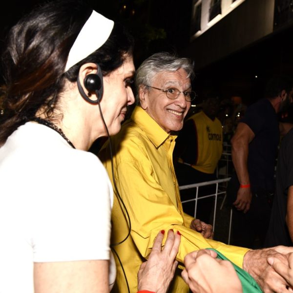 Paula Lavigne e Caetano Veloso