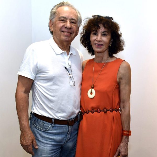 O casal Sergio Magalhães e Rosana Lanzelotte