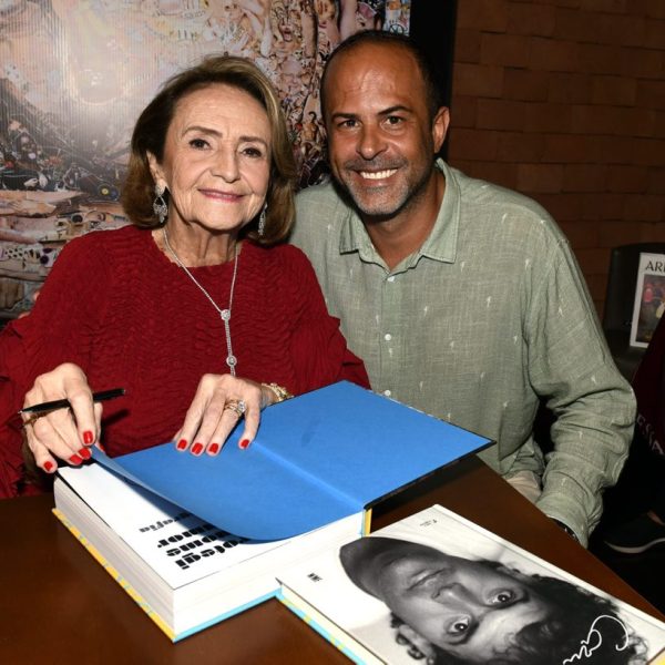 Lucinha e o paisagista Ricardo Portilho