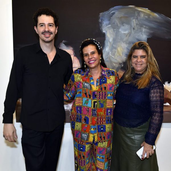 Daniel Lannes com Narcisa Tamborindeguy e Alessandra Monteiro de Carvalho