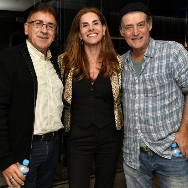 Claudio Rangel , Helena Fernandes e Giuseppe Oristanio