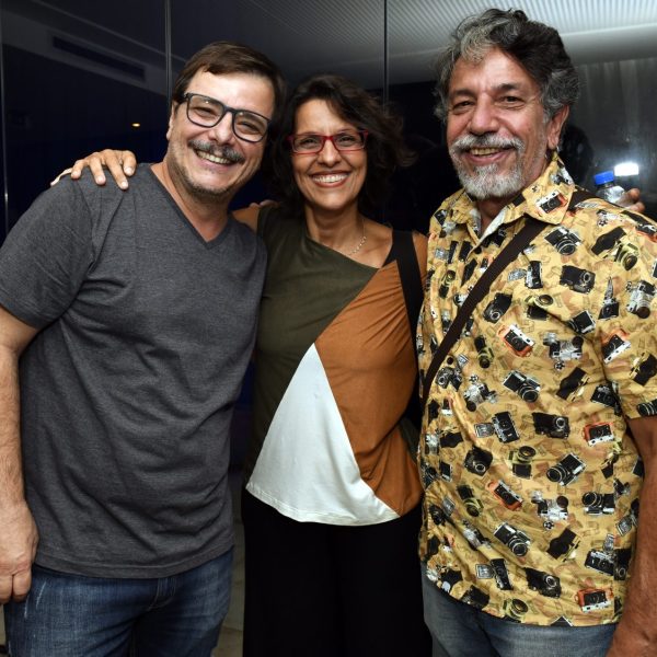 Thelmo Fernandes, Liliane Secco e Marcello Escorel