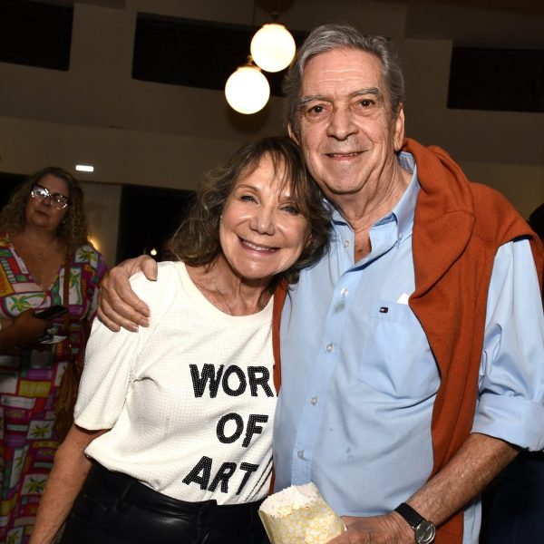 O casal Sylvia Massari e Guto Graça Mello