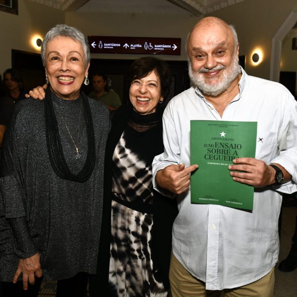 Reencontro: Analu Prestes, Stela Freitas e Mário Borges