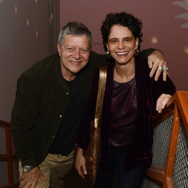 O casal Afonso Tostes e Malu Galli