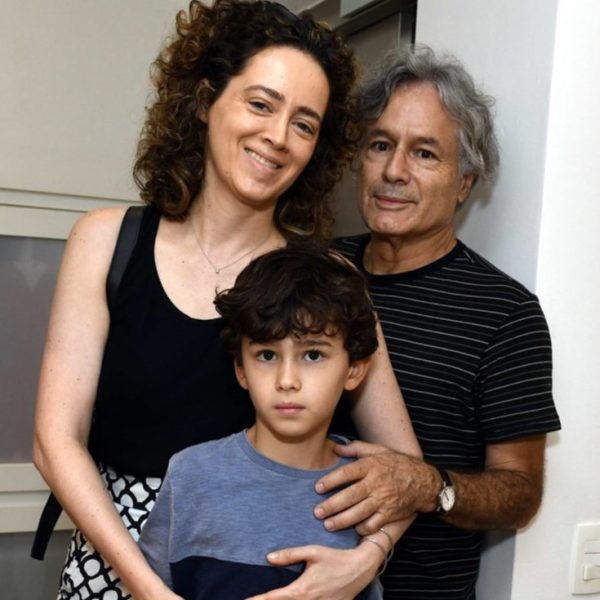 Ana Holck , Paulo Venancio e o filho Daniel Holck