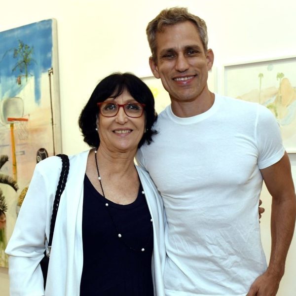 Denise Mattar e seu filho Gabriel Mattar