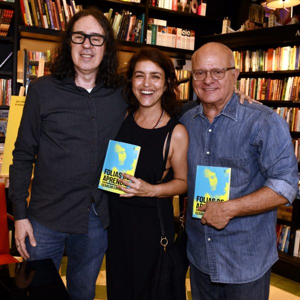 Geraldo Carneiro, Manuela Dias e Luiz Erlanger