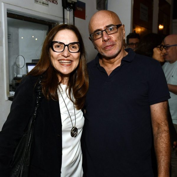 Thereza Falcão e o autor Rogerio Corrêa