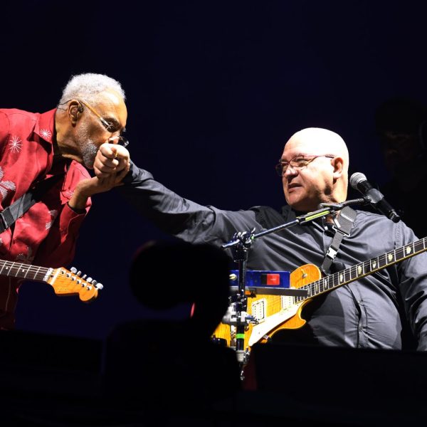 Afeto pautou o encontro entre Gil e Herbert