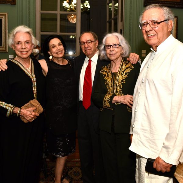 Lucy Barreto, Maria Lucia Rangel, Sergio Augusto ,Fernanda e Luiz Carlos Barreto