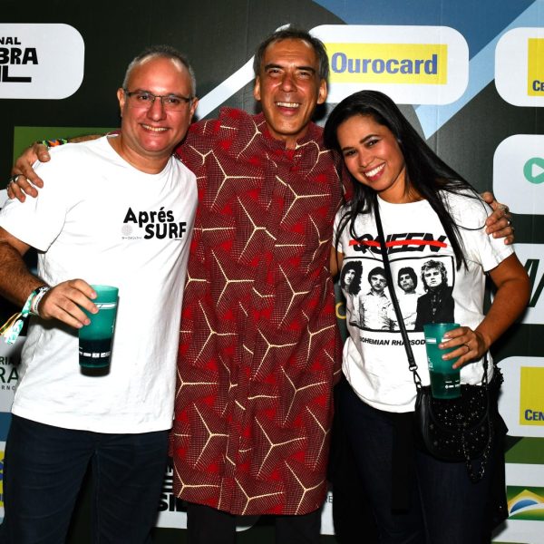 Leandro Pinho , Arnaldo Antunes e Bianca Mello