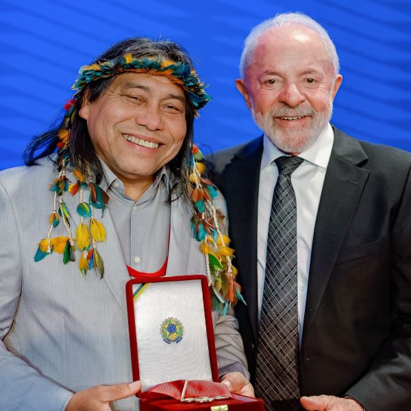 Daniel Munduruku e Lula