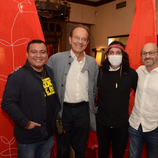 Denilson Beniwa, Jacques Leenhardt, Gustavo Caboco e Marcio Doctors