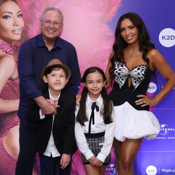O casal Diether Werninghaus e Karinah com seus filhos Gerd e Lilian