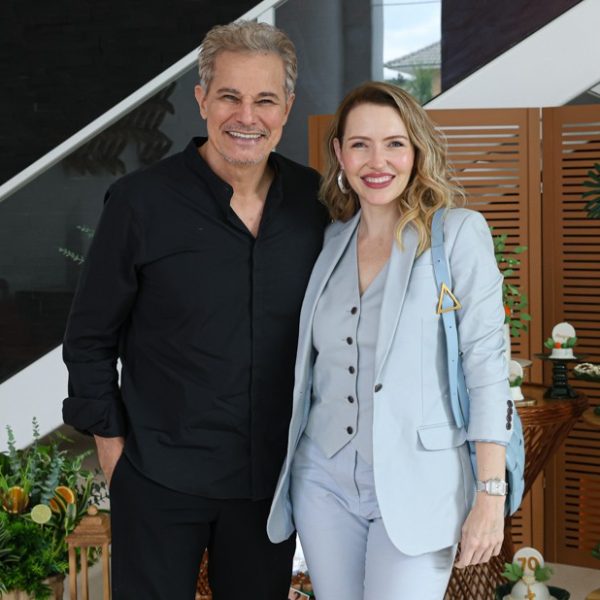 Edson Celulari e Karin Roepke