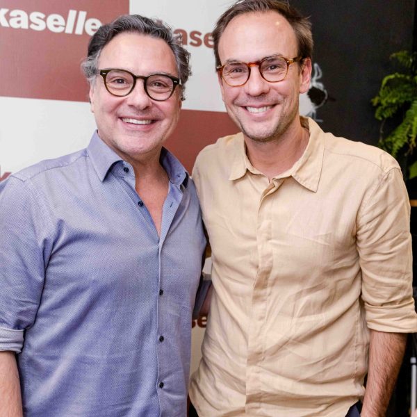 Eduardo Gussen e o arquiteto Fernando Costa
