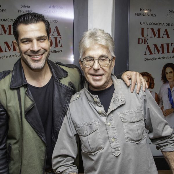 Claudio Andrade e seu pai, Edwin Luisi