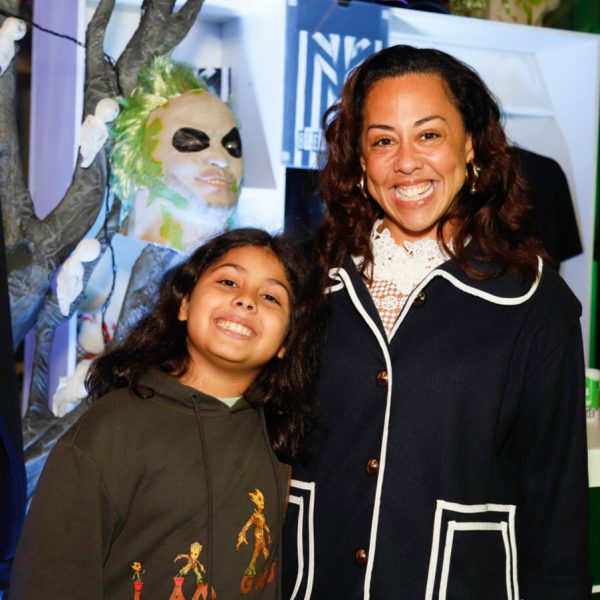 Evelyn Castro e o filho Juan