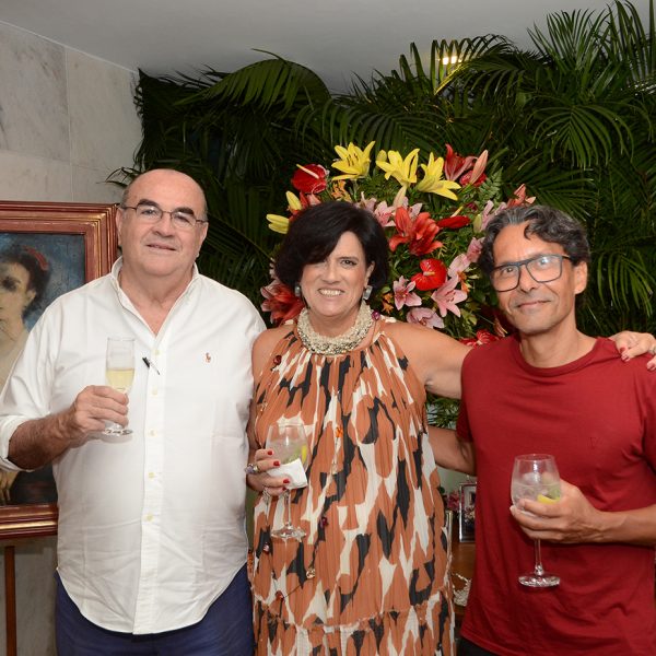 Fábio Silveira, Valéria Veras e Eduardo Fontes