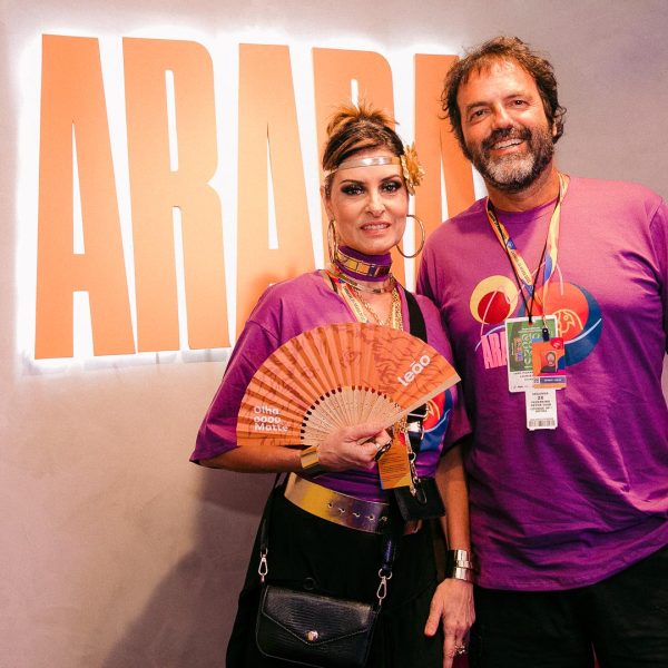 Fernanda Abreu e Antonio Carlos. Foto Bruno Ryfer