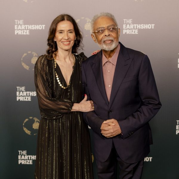 O casal Flora e Gilberto Gil