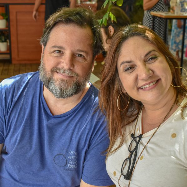 Frederico Bastos e Marcela Perroni