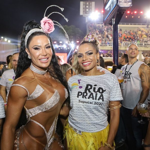 Gracyanne Barbosa e Quiteria Chagas (Camarote Rio Praia)