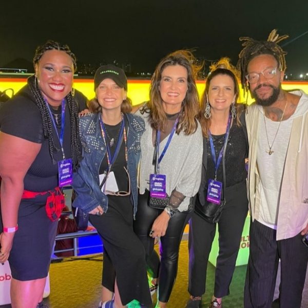 Lua Xavier, Fernanda Rodrigues, Fátima Bernardes, Micaela Góes e Rael